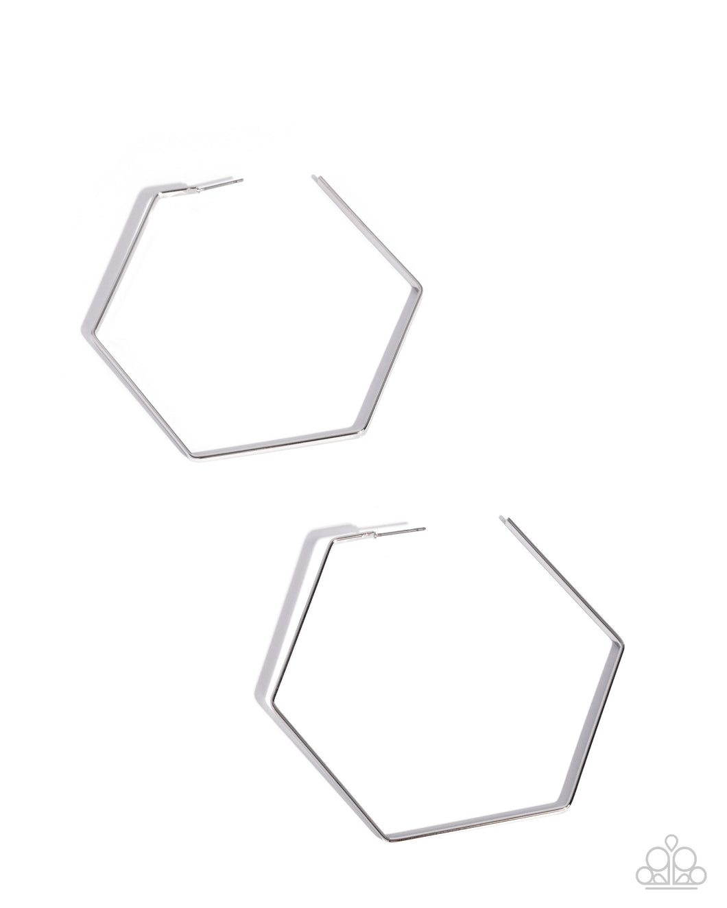 Handcrafted Hexagons-silver