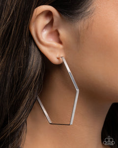 Handcrafted Hexagons-silver