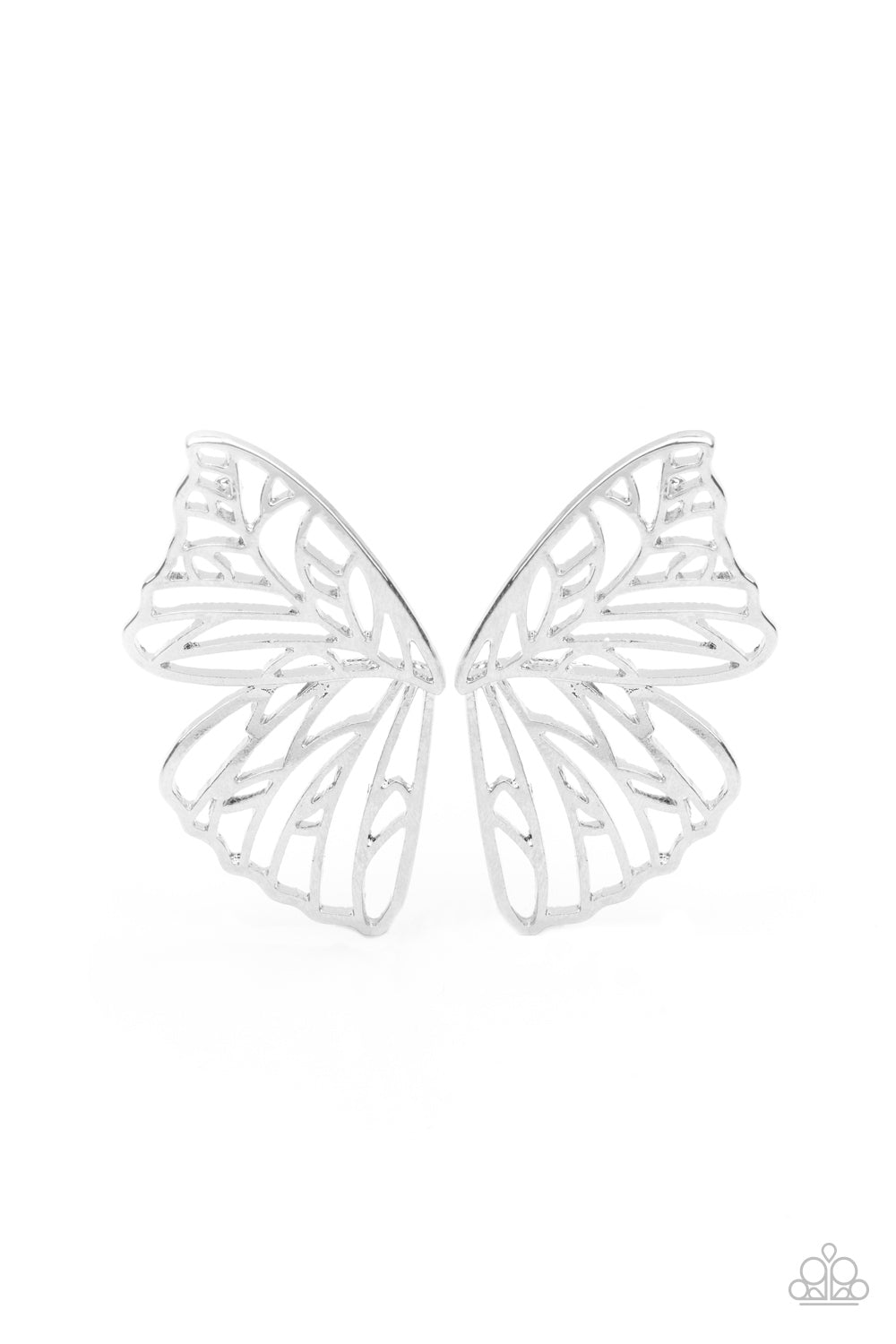 Butterfly Frills-silver