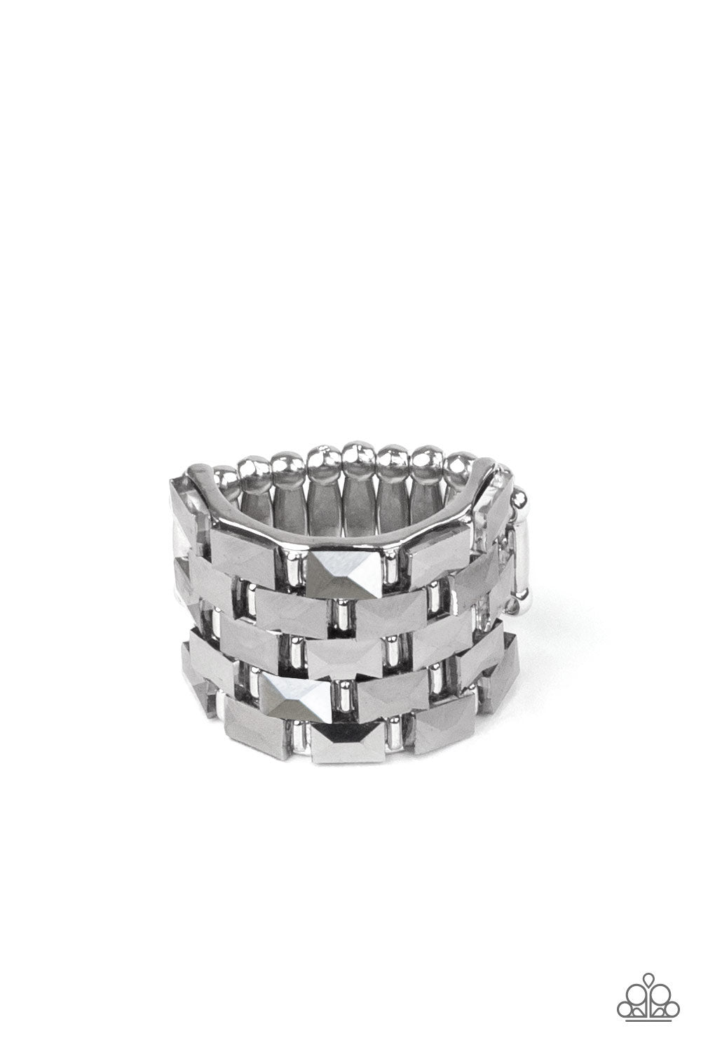 Checkered Couture-silver