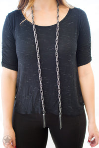 SCARFed for Attention-gunmetal