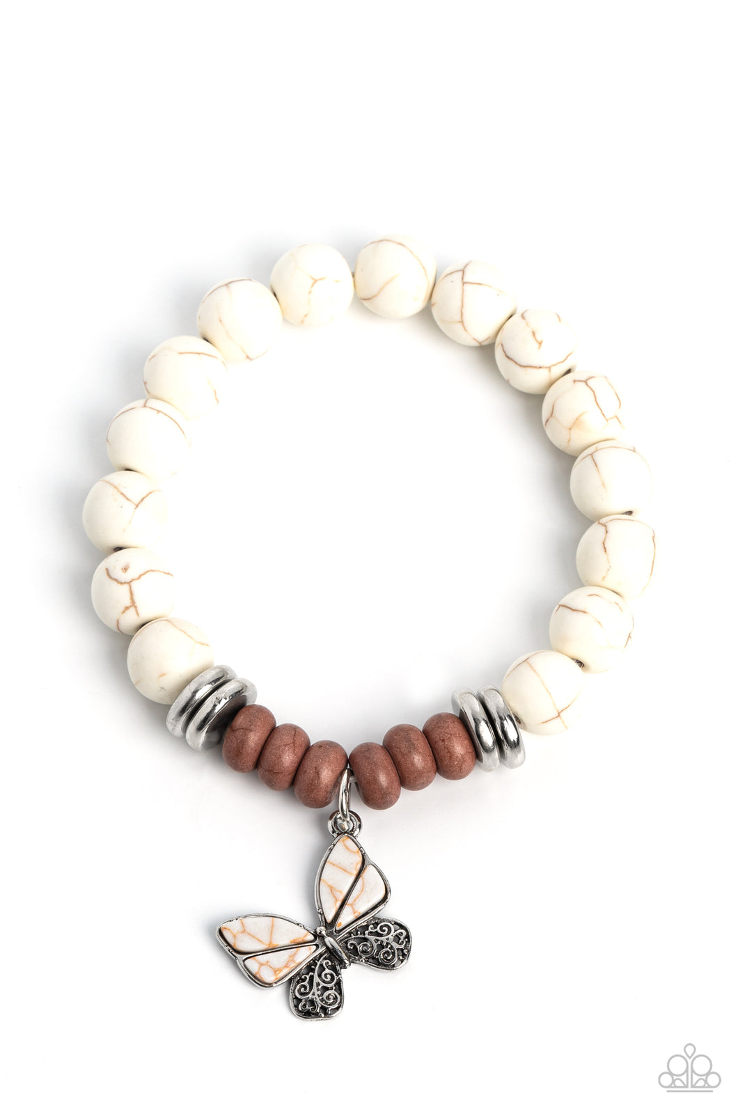 Bold Butterfly-white